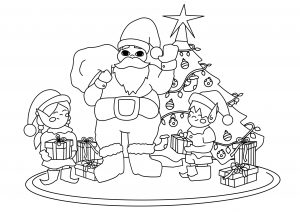 Desenho para colorir: Natal